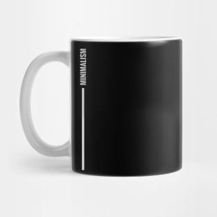 Minimalism design by Minimal DM (Vertical white version) Mug